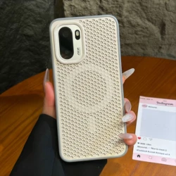 Heat - Dissipating Magnetic Phone Case - Shockproof, Drop Protection Hard PC Cover with MagSafe Compatibility for OnePlus Ace 6T (GRAY)