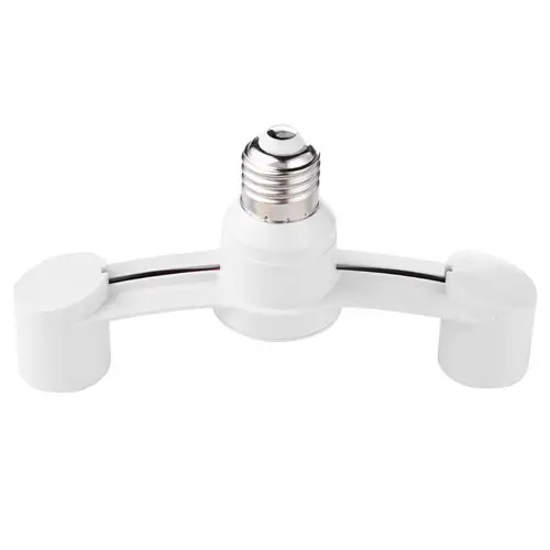 E27 to E27 LED 전구 램프 홀더 2 1/3 in 1/4 in 1/5 in 1 E27 기본 소켓 분배기 LED 램프 소켓 전구 어댑터 홀더 8