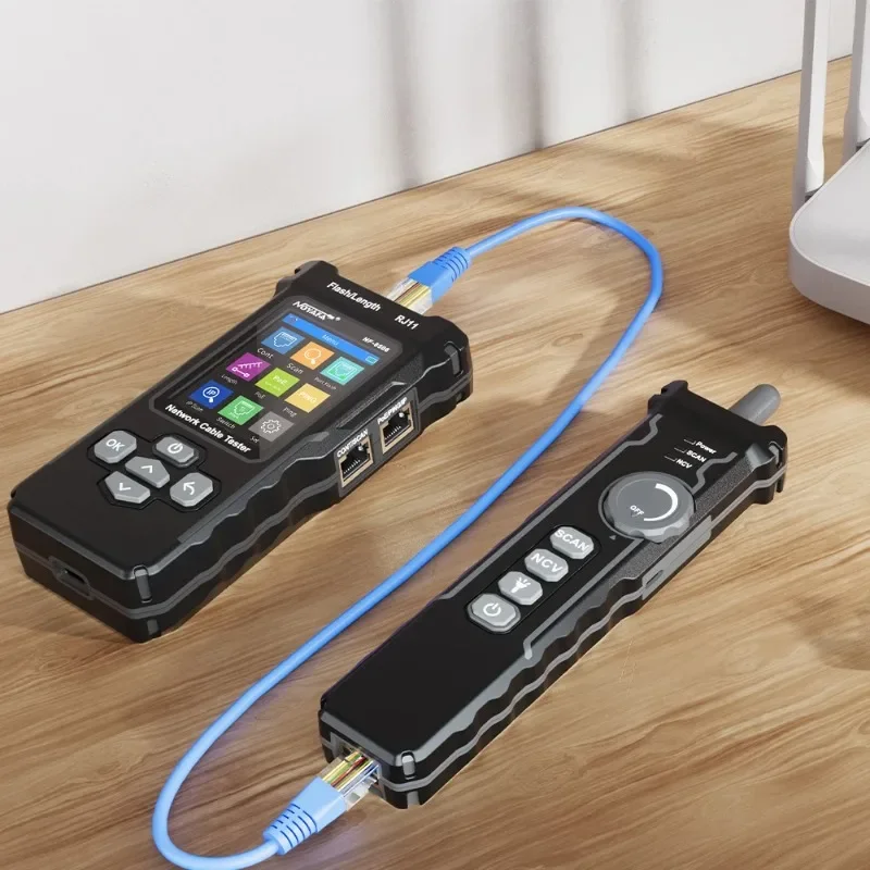 Testeur de câble avancé avec tracker de fil PoE multifonction câble de