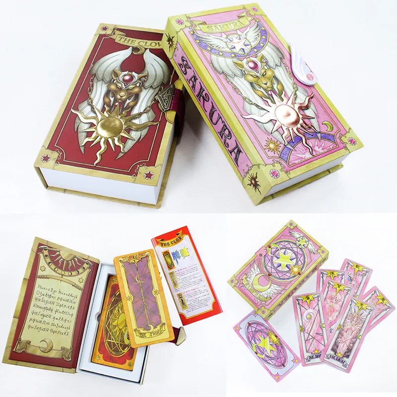 Deluxe Edition Card Captor Sakura Clow Cards - 60-Piece Anime Prop Gift Set