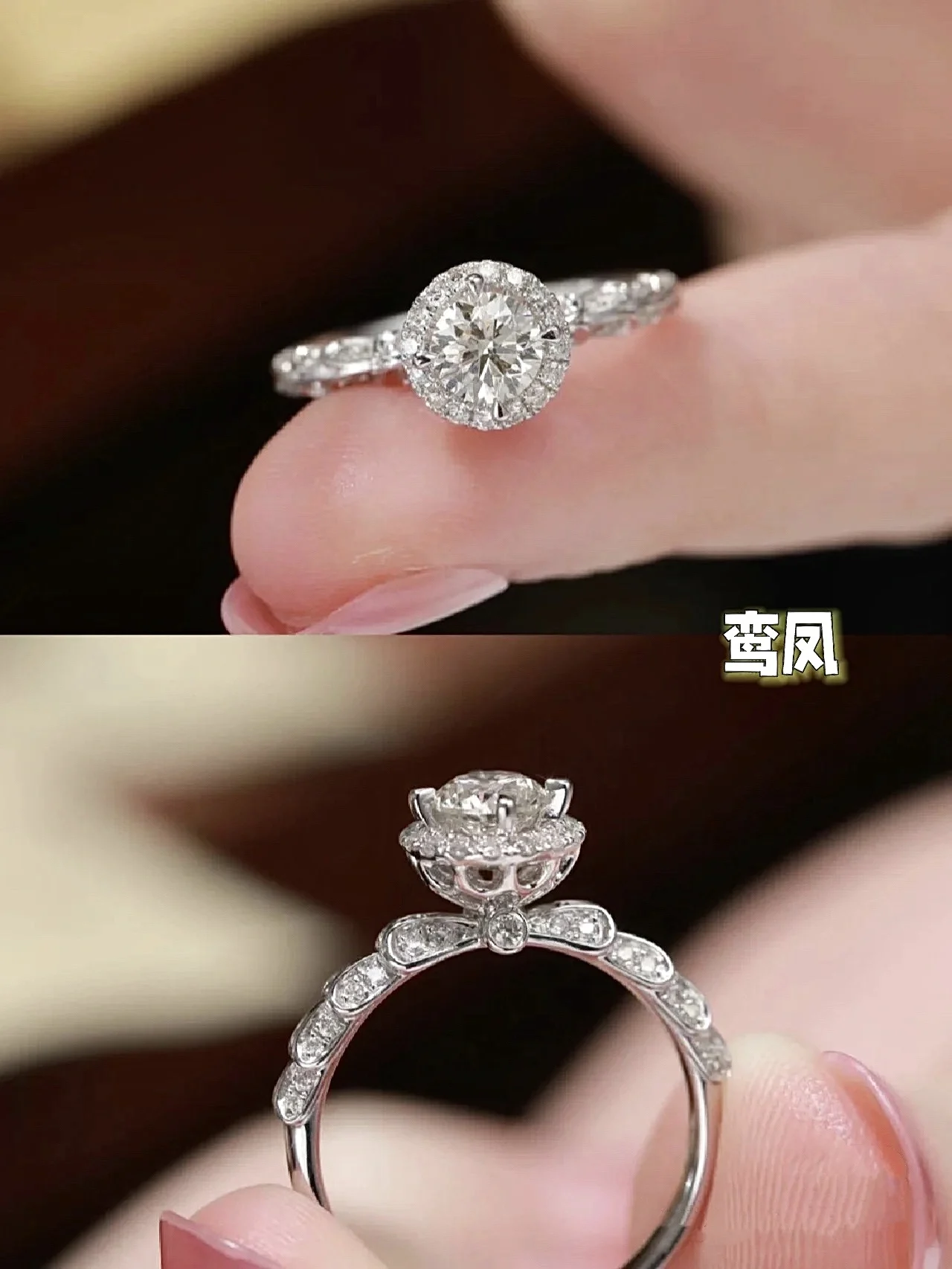 

1 carat D color Moissanite ring Sterling silver Gold plated luxury Moissanite diamond wedding ring