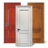 Newest design Main entry painted timber wooden pivot door glass invisible bathroom door 1
