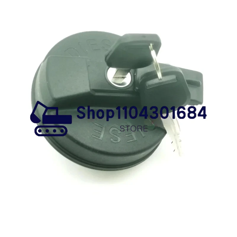JCB BACKHOE DIESEL FUEL CAP WITH 2 KEYS PART NO. 332/F4780 OR 331/11403
