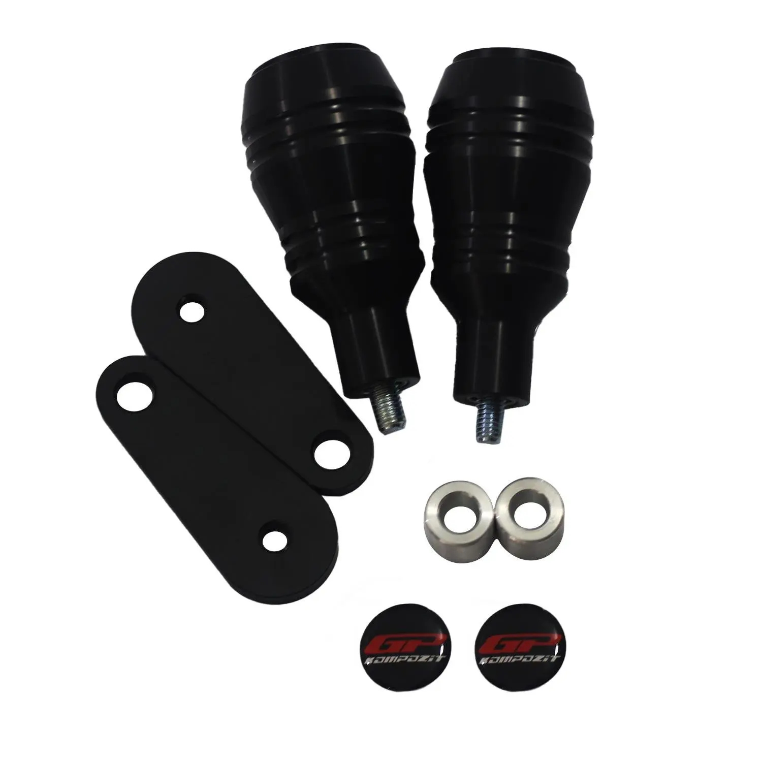 

GP Kompozit For R6 2008-2016 Compatible Engine Crash Slider Black Handy Motorcycle Accessory