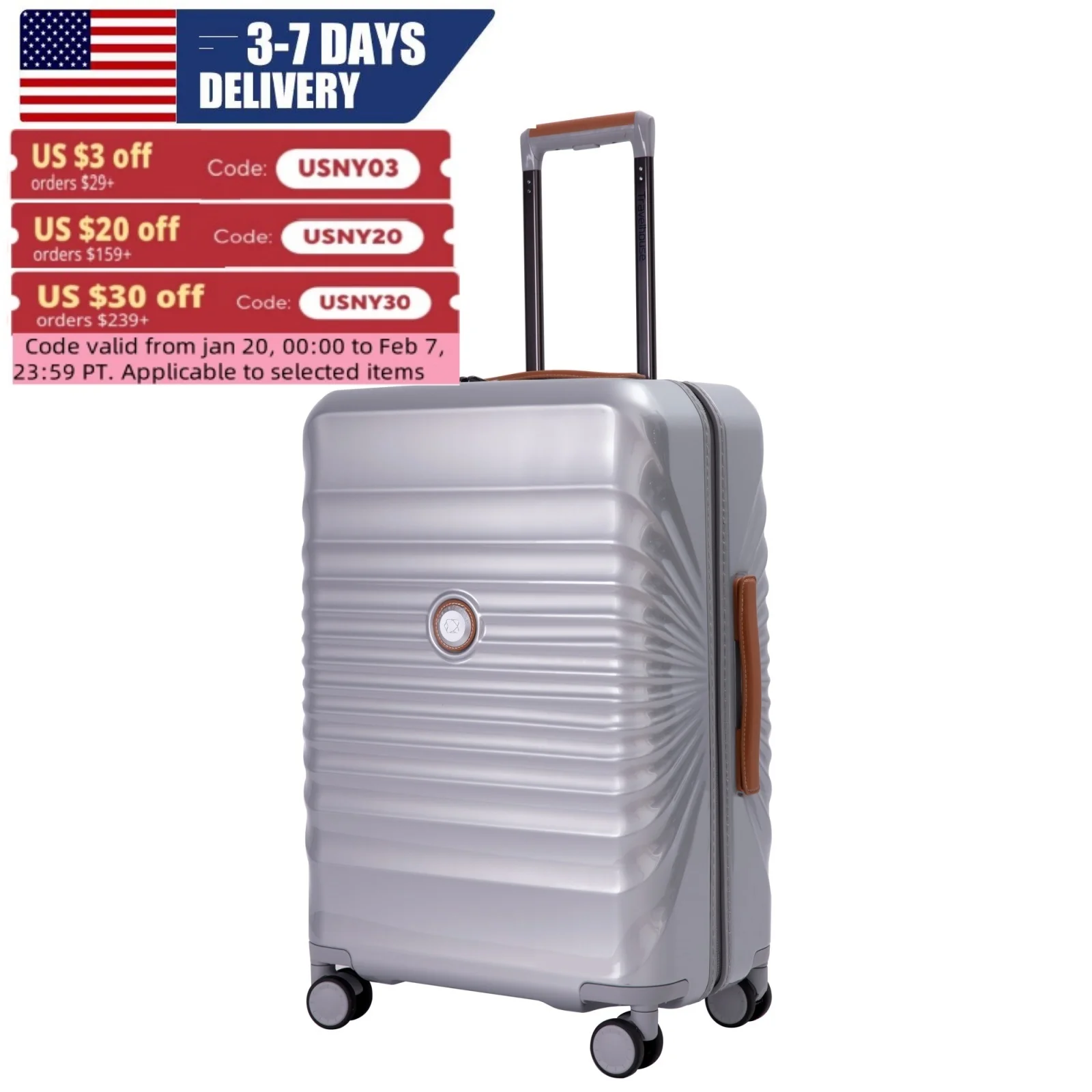 Hardshell 28 Inche Luggage with Spinner Wheels 1