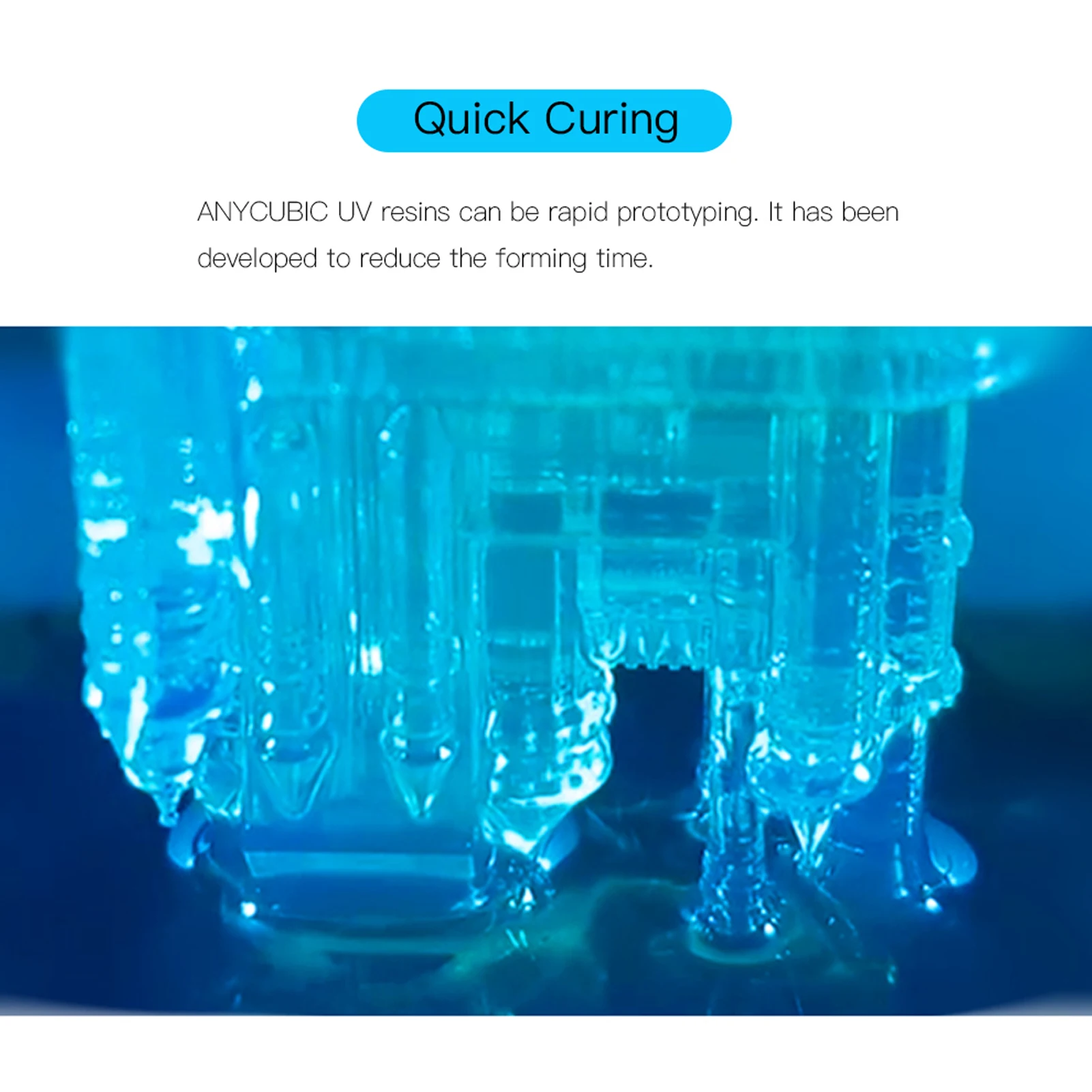 ANYCUBIC طابعة ثلاثية الأبعاد الراتنج 40nm LCD ماد...