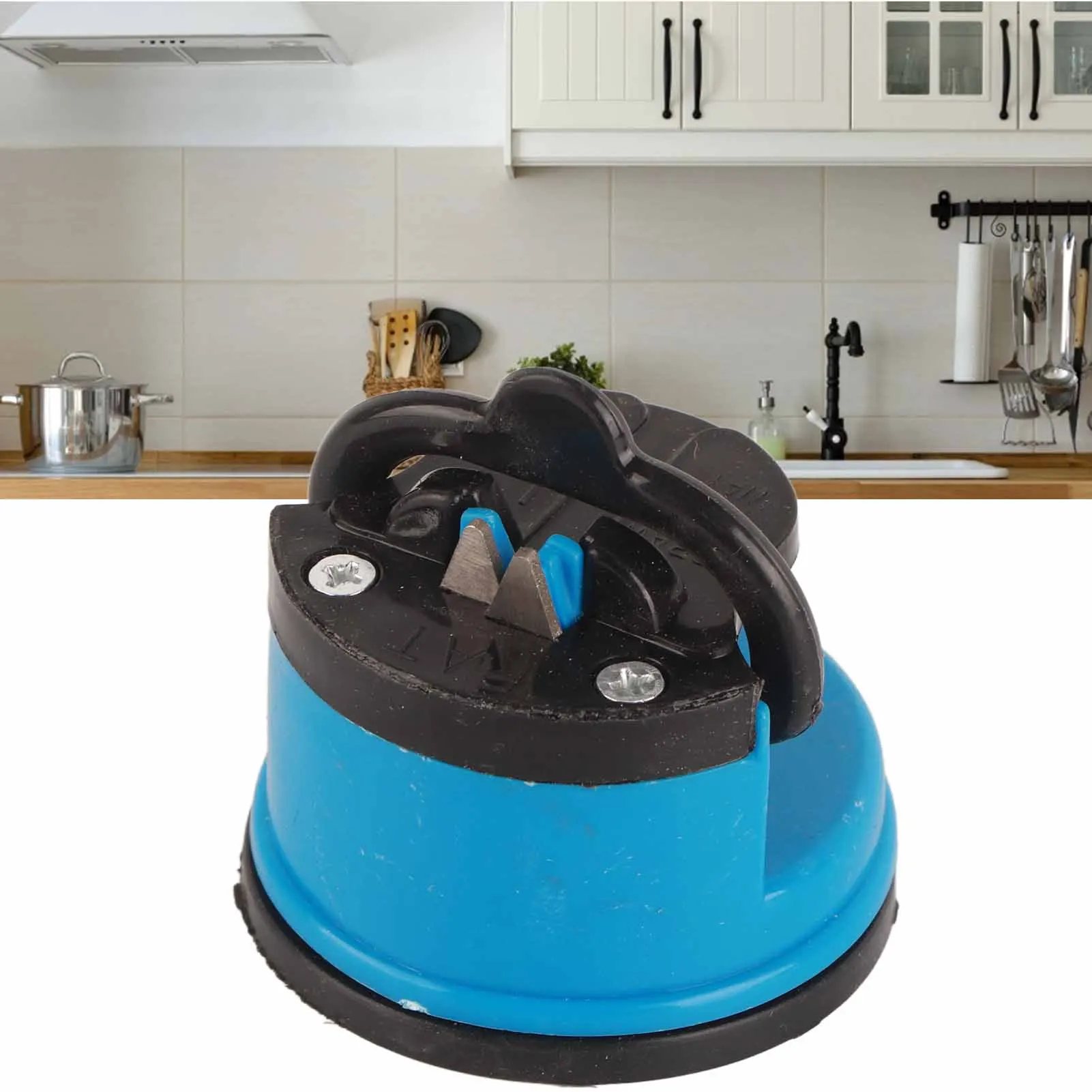 주방 칼 액세서리 칼갈이 수동 가위갈이 칼날 연마 도구 흡착판 포함 주방용