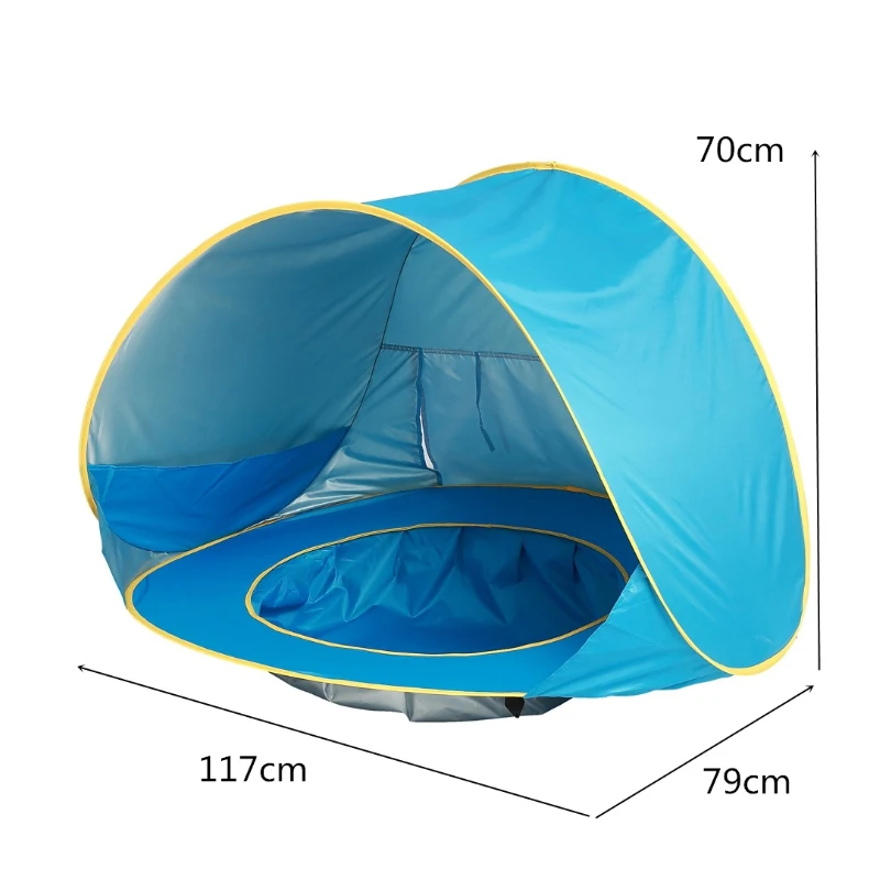 Baby Beach Tent Portable Shade Pool UV Protection Sun Shelter for Infant Outdoor Toys Child Swimming Pool Play House Tent Toys toy tent beach tent children toy tent