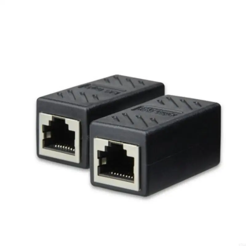87ha RJ45 커플러 8Pin 이더넷 익스텐더 1000mbps CAT6/CAT5 LAN 커넥터 여성 대 여성 네트워킹 케이블 조인기