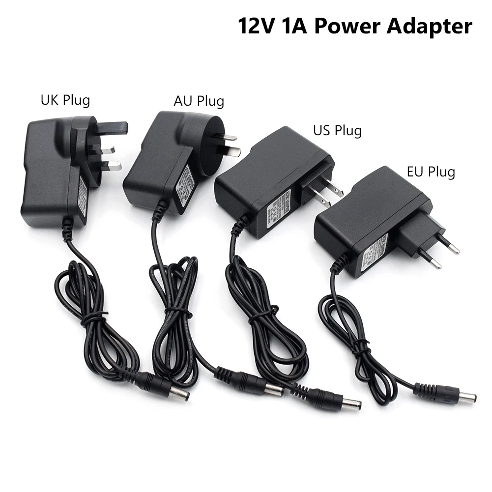 AC 100V-240V to DC 12V 1A 2A 3A 5A 6A 7A 8A Power Adapter Charger Supply  Adaptor EU US UK Plug Lighting Transformer Power Supply - AliExpress