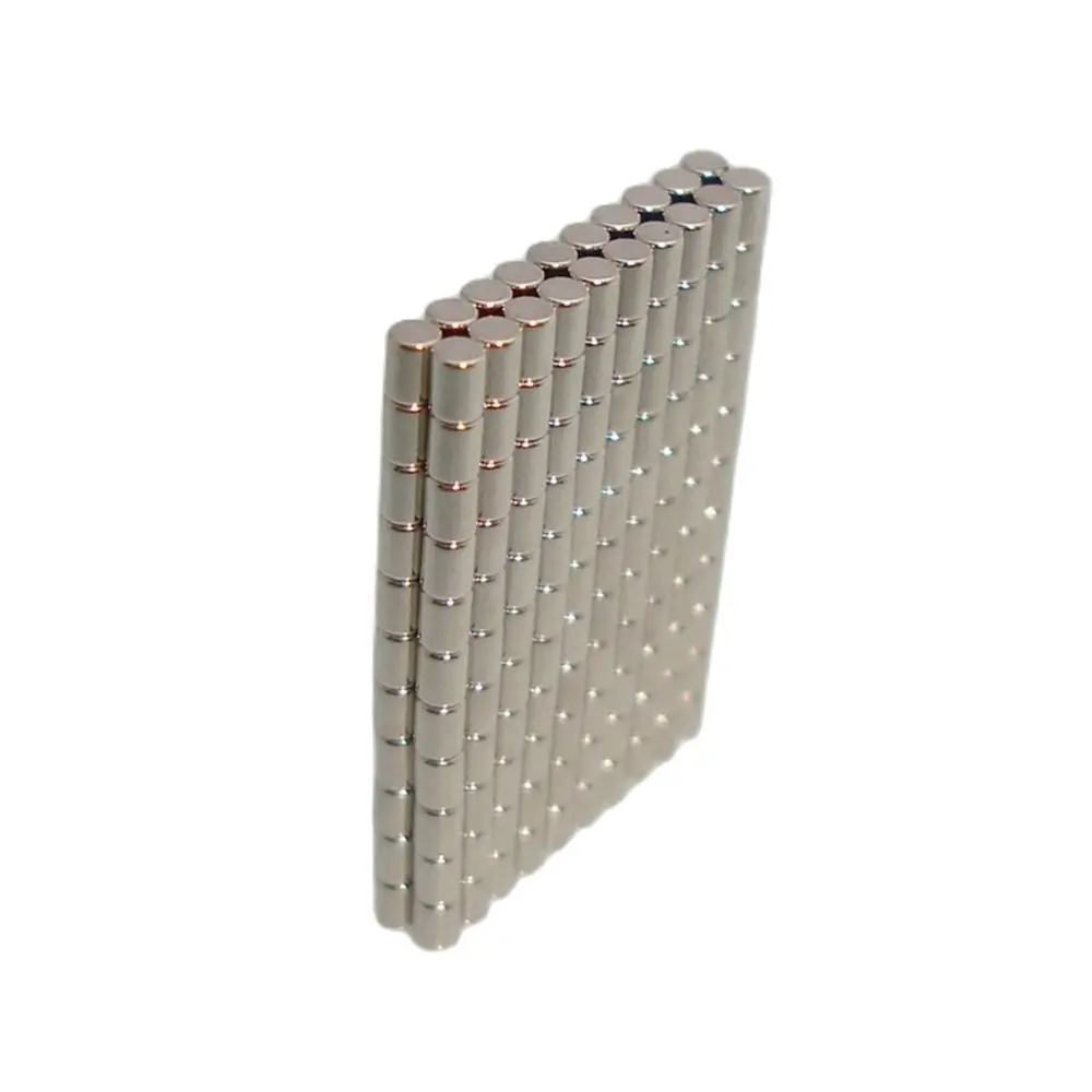 

100Pcs Super Small Dia1.5x2mm Neodymium Magnet 1.5mm x 2mm N35 NdFeB Round Super Powerful Strong Permanent Magnetic imanes Rod