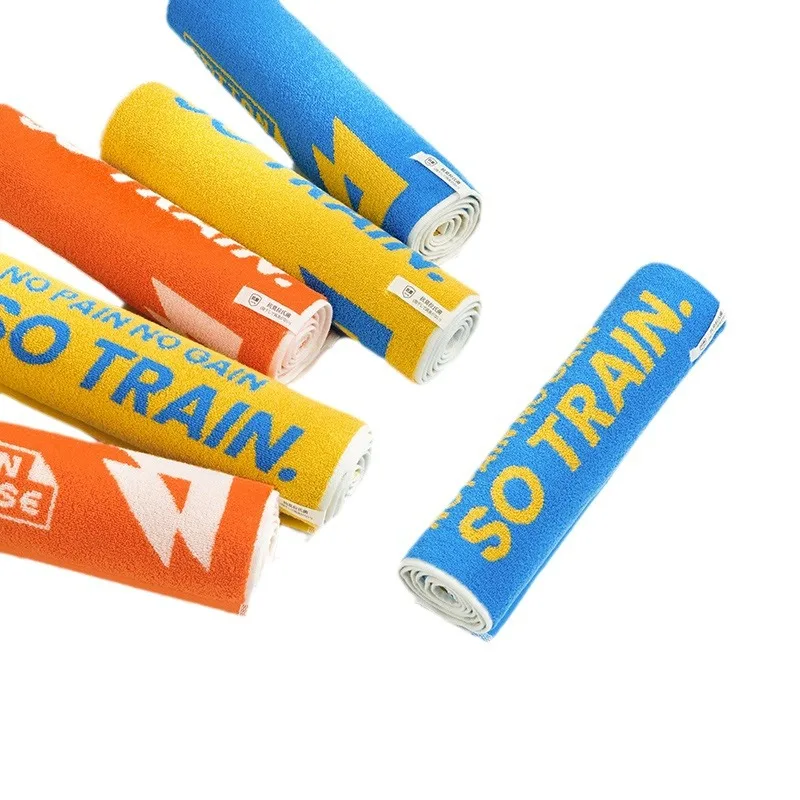 Cotton Lengthened Large Towel Sports Fitness Running Yoga Towel Scrub Bath Long Towel Antibacterial Sports Towel