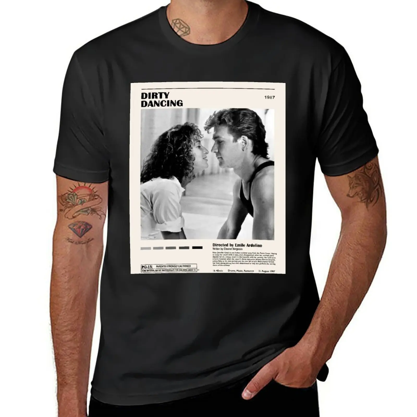 

New Dirty Dancing T-Shirt Aesthetic clothing Blouse Short sleeve tee sports fan t-shirts mens white t shirts