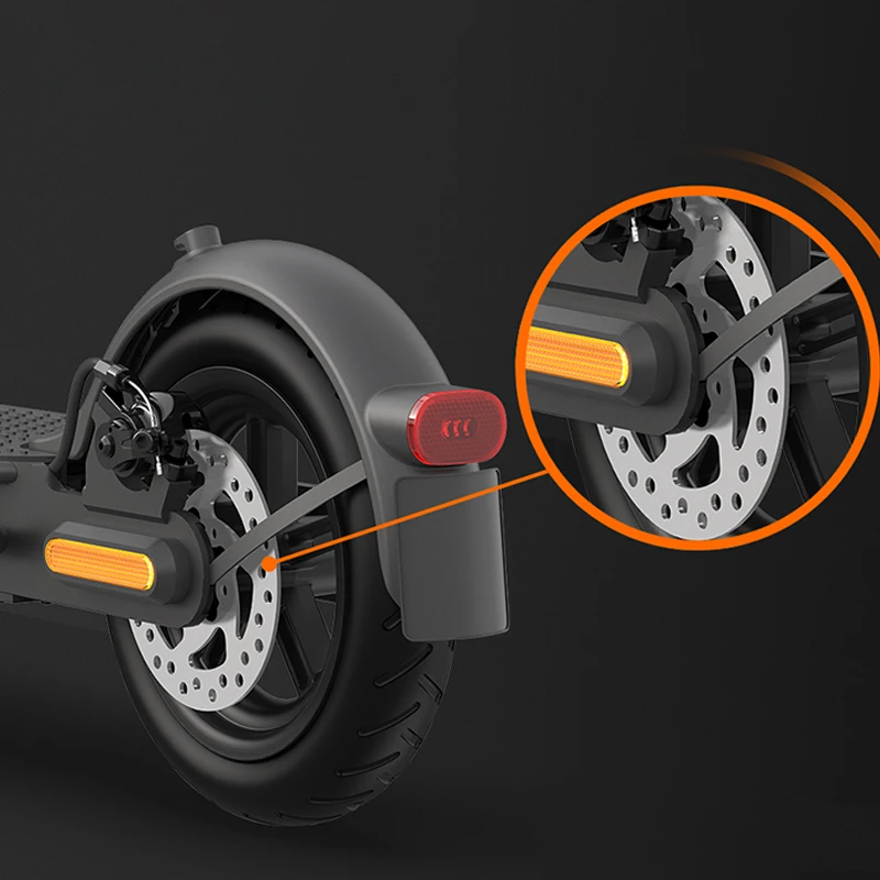 Housse de roue avant arrière réfléchissante pour trottinette électrique Bande réfléchissante jaune M365 PRO PRO2 Réflecteur de sécurité pour conduite de nuit
