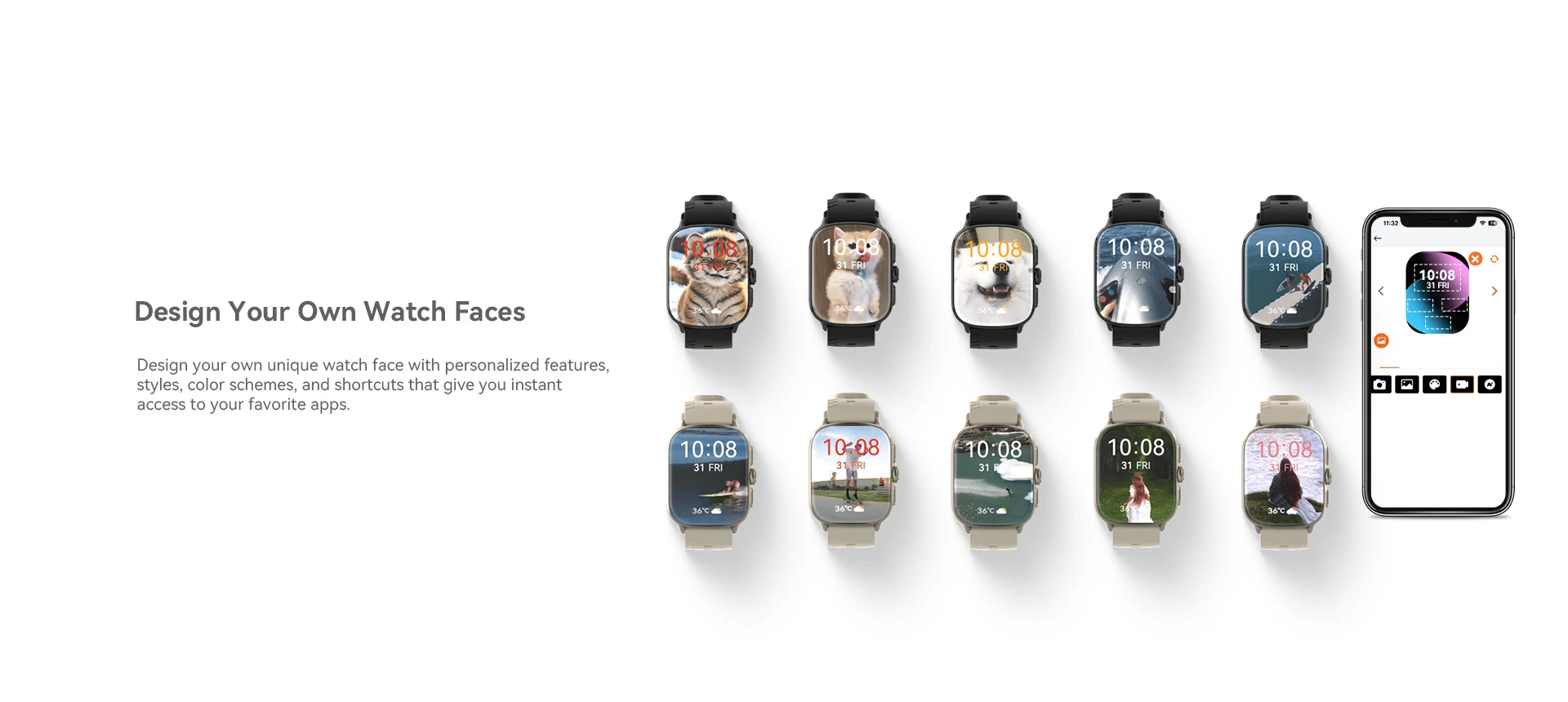 Imilab IMIKI FRAME 2 Pro Smart Watch description image 12