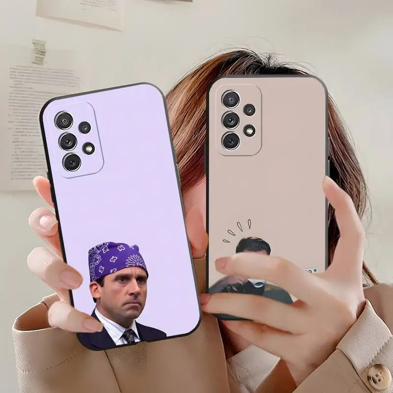 Michael Scott The Office Phone Case Fundas Per Samsung S20 Fe Lite S21 S30 Ultra S21Fes9 S10 E Plus Custodia Antiurto Shell
