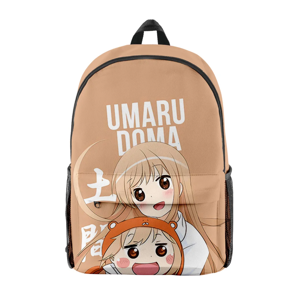 Classic Himouto! Umaru-chan pupil Bookbag Notebook Backpacks 3D Print Oxford Waterproof Boys/Girls Casual Travel Backpacks