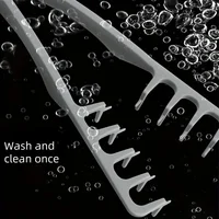 Peigne volumateur de cheveux, outil de coiffure texturé moelleux en plastique ABS pour cheveux normaux, levage et couverture des racines de cheveux d'aspect naturel 2