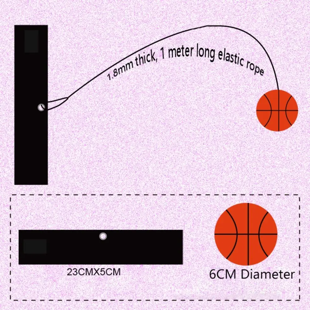 Elastic Return Sponge Ball Nylon String Game Exercises Finger Band Ball Wrist Bounce Ball Outdoor