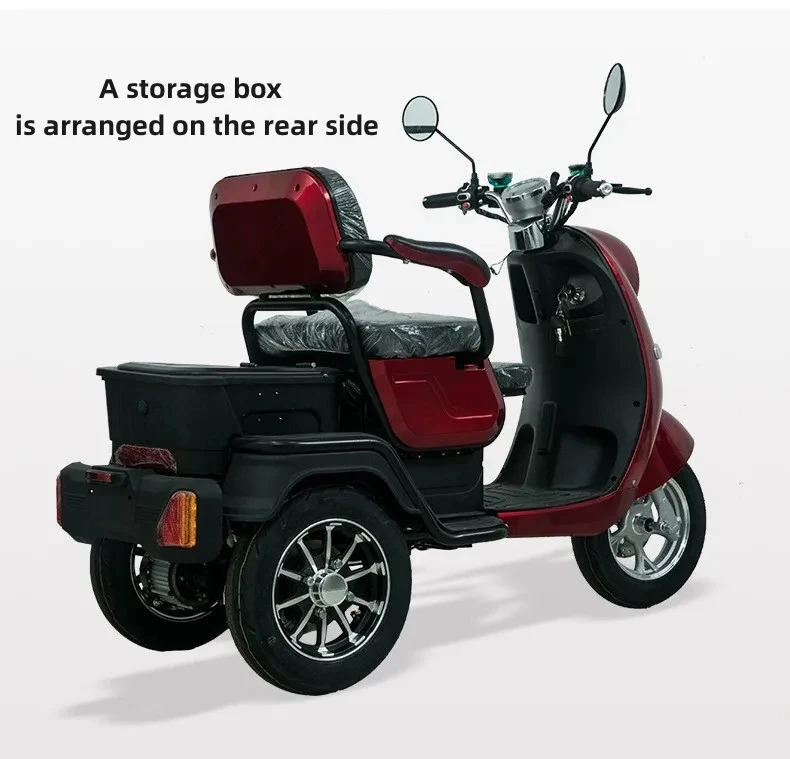 Tricycle electric made in China high quality low price 3 wheel electric scooter for adults tricycles 800w