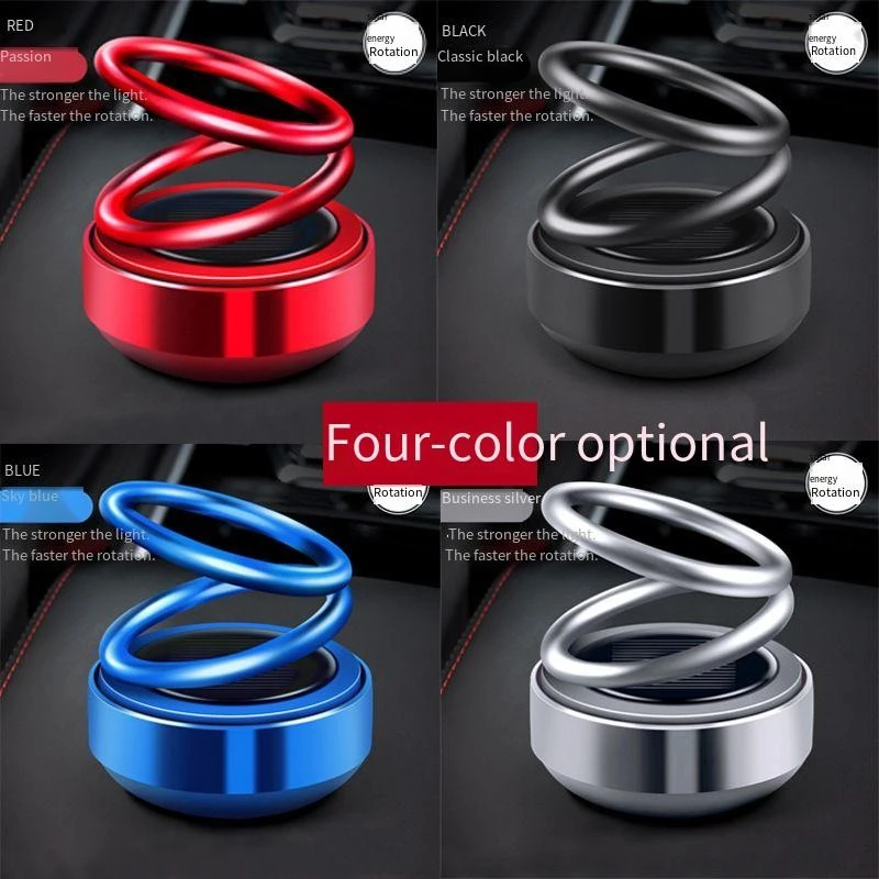 Car Air Freshener Solar Car Perfume Fragrance Auto Rotation Air
