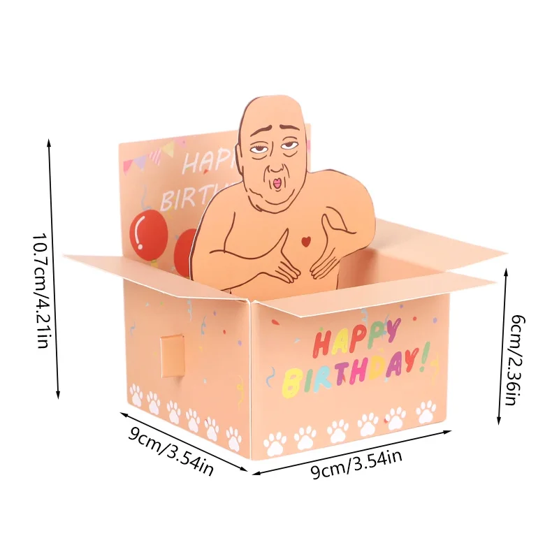 Lustiger Affe, alles Gute zum Geburtstag, Pop-Up-Karte, 3D-Papier-Einladung, Grußkarte für Kindergeburtstag, Party, Hochzeit, Dekoration, Zubehör – Detail 7