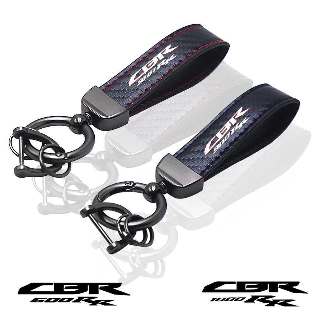 For Honda Cbr 1000rr 600rr 900rr Rr Motorcycle Key Chain Rings Carbon ...
