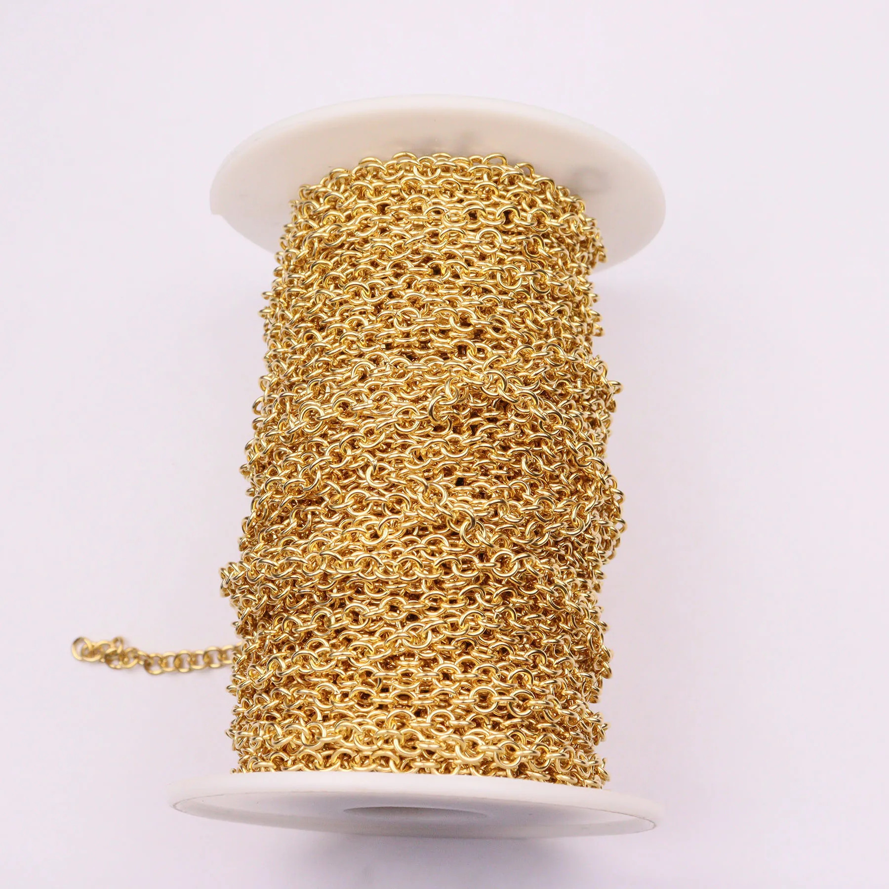 100 Stück Großhandel Edelstahl Vakuum PVD Offene Ringe Kette Antiallergisch Unfading DIY Modeschmuck Blei/Nickelfrei – Detail 2