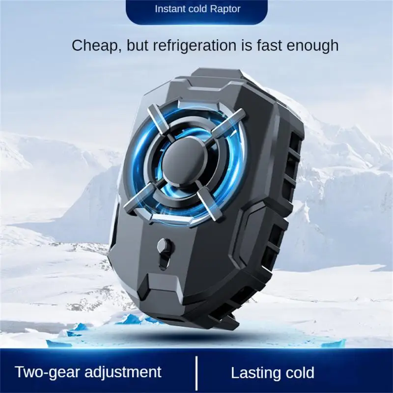 

Universal Mini Mobile Phone Cooling Fan Radiator Back Clip Type Radiator For PUBG Game Semiconductor Heat Dissipation For IPhone