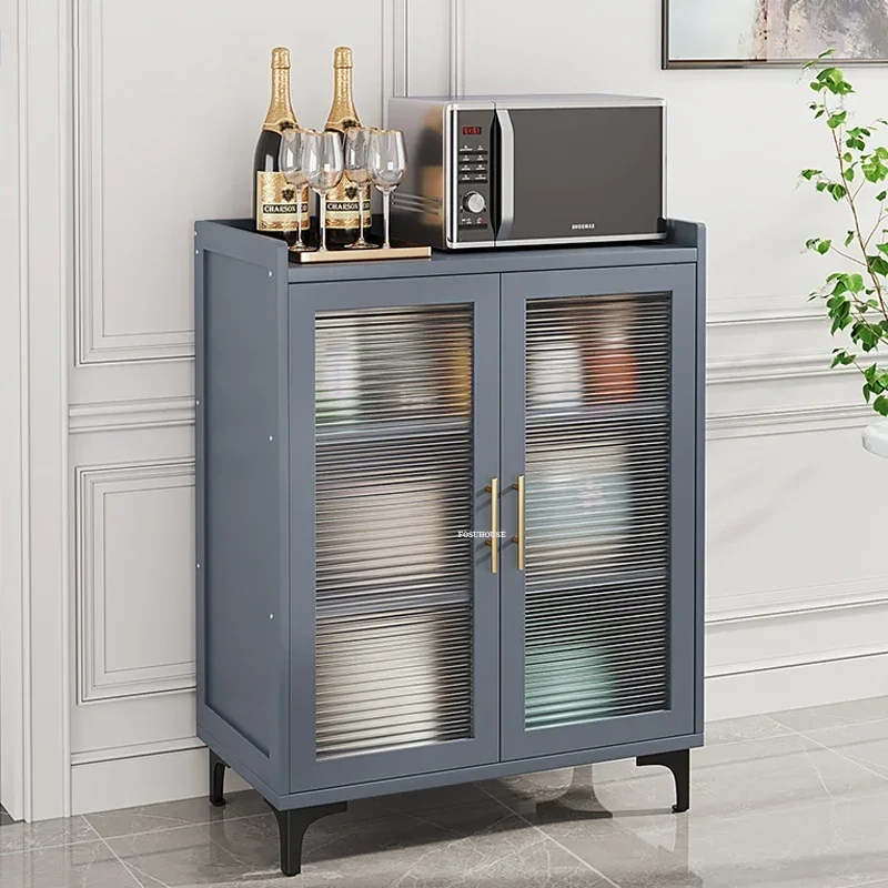 Simple Modern Bamboo Kitchen Cabinets For Kitchen Furniture Sideboard With Drawer Luxury Household Multi-layer Storage Cabinet 4