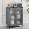 Simple Modern Bamboo Kitchen Cabinets For Kitchen Furniture Sideboard With Drawer Luxury Household Multi-layer Storage Cabinet 4