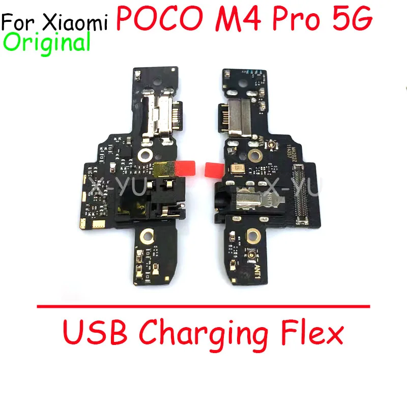 

Original For Xiaomi Poco M5S M5 M4 Pro 4G 5G USB Charging Dock Port Connector Microphone Flex Cable