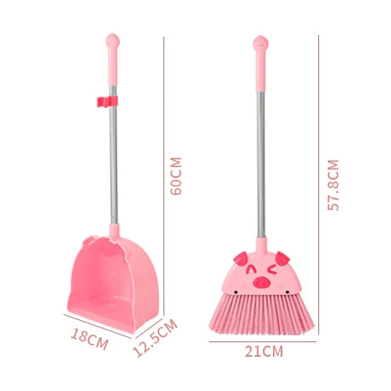 Small Broom and Dustpan Set Funny Cleaning Toys Gift Housekeeping Play Set Kids 6