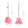 Small Broom and Dustpan Set Funny Cleaning Toys Gift Housekeeping Play Set Kids 6