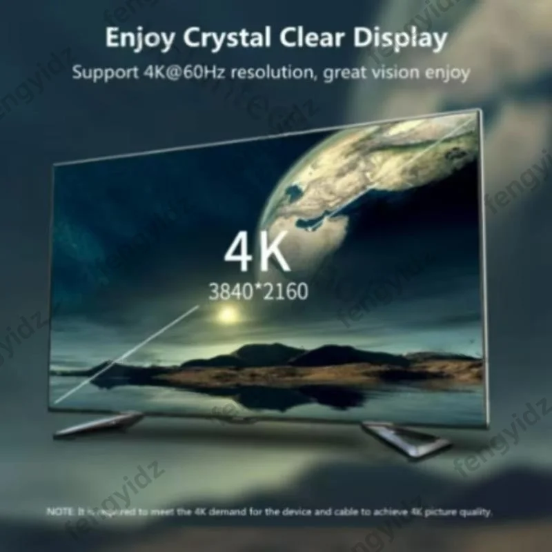 Premium Micro HDMI-Compatible Adapter – Type D to A 4K UHD Converter