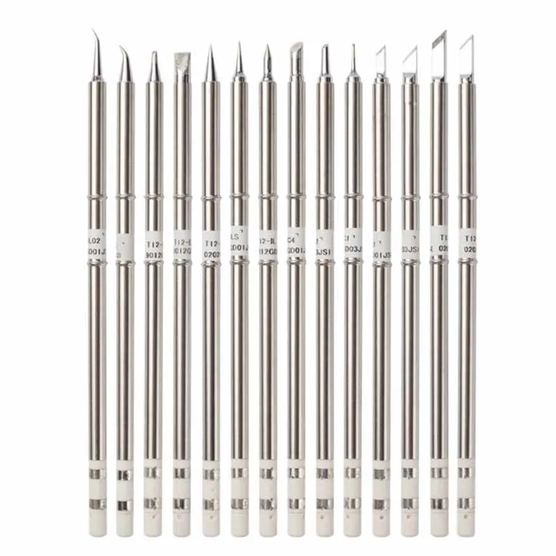 T12 Soldering Solder Iron Tips T12 Series For Hakko FX951 STC AND STM32 OLED Soldering Station Electric