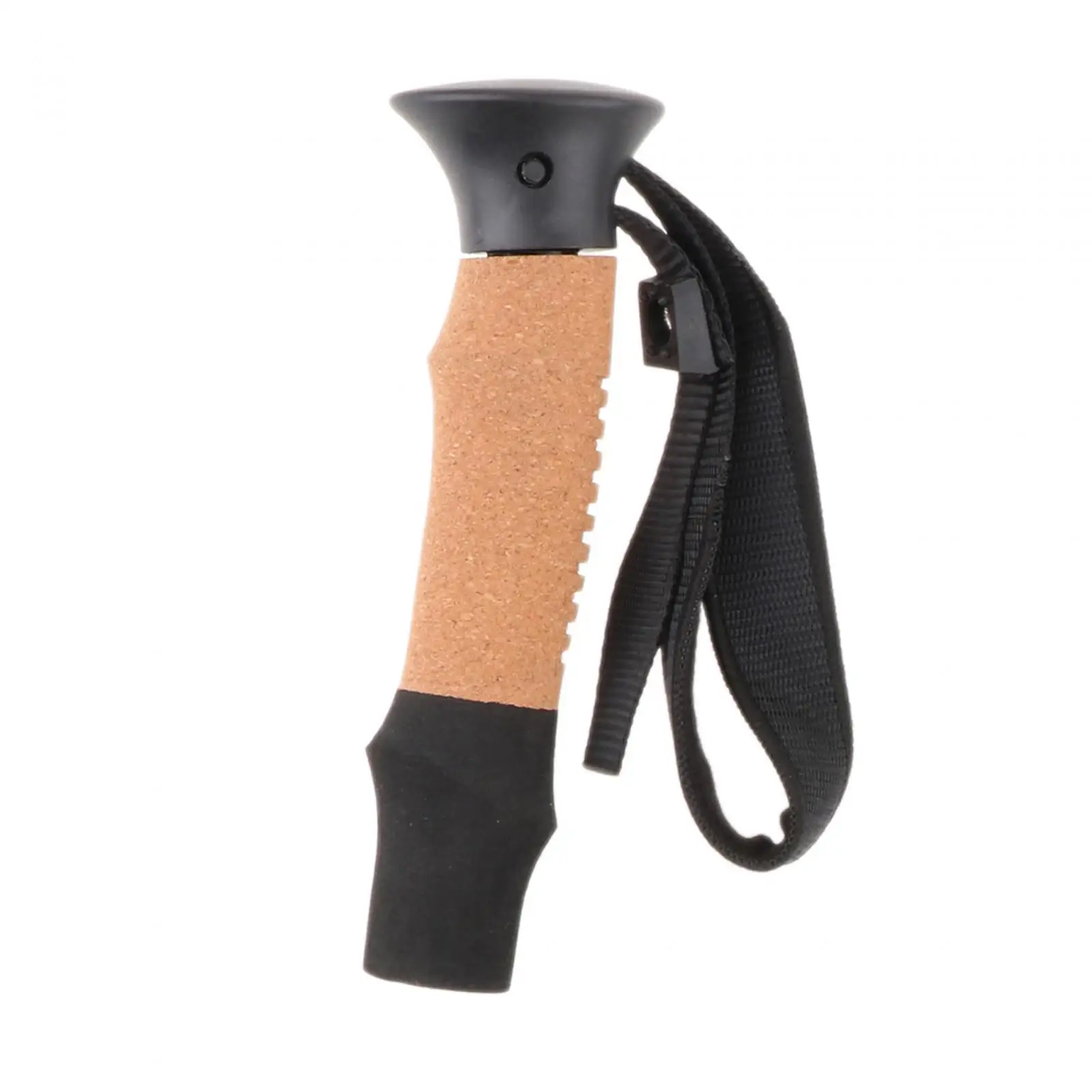 Trekking Pole Handle Adapter with Hand Strap Portable Durable Anti Slip Walking Stick Walking Cane for Travel Outdoor Camping