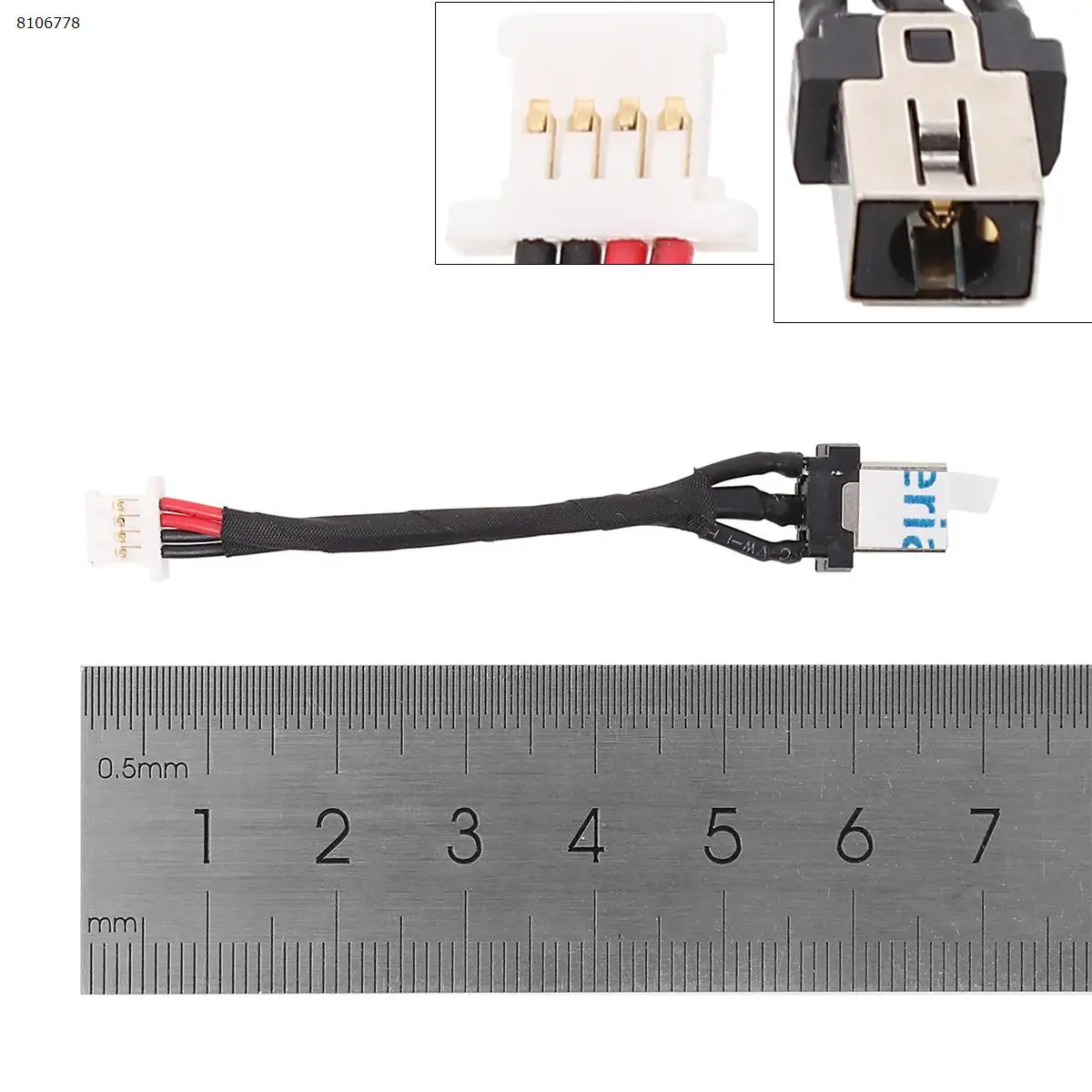 Cablaggio Della Presa Della Porta Di Ricarica Del Jack Di Cc Del Computer Portatile Per Lenovo Yoga 520 520-14 520-14Ikb 80 X8 S340-14Api S340-14Iwl 3