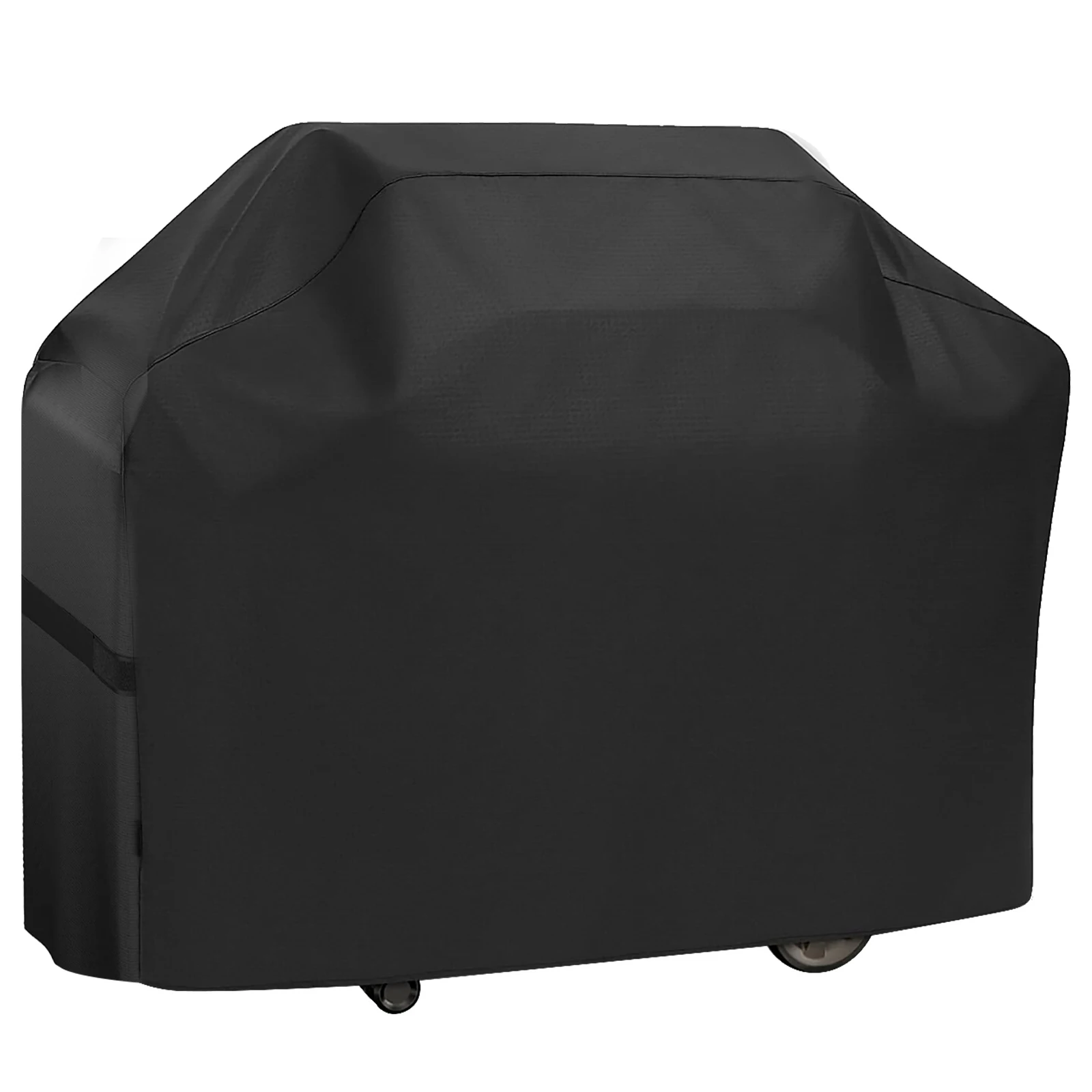 Grill Cover with Hook and Loop Straps Adjustable Drawstring Heavy Duty BBQ Cover Waterproof Grill For Outdoor Grills