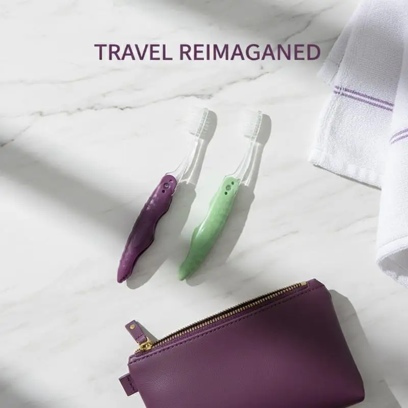 1 Pcs 여행용 접이식 칫솔 휴대용 칫솔 여행용 멀티 컬러 사이즈 접이식 브러쉬 매일 사용