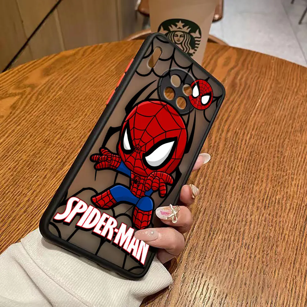 thumbnail image 1 of Funda mate para Huawei Y6P P50 P40 P30 P20 MATE 40 30 20 PRO PLUS Y7P Y8P Y9 Funda Coque Capa Shell Marvel Spider-Man Combo, 1 of 5