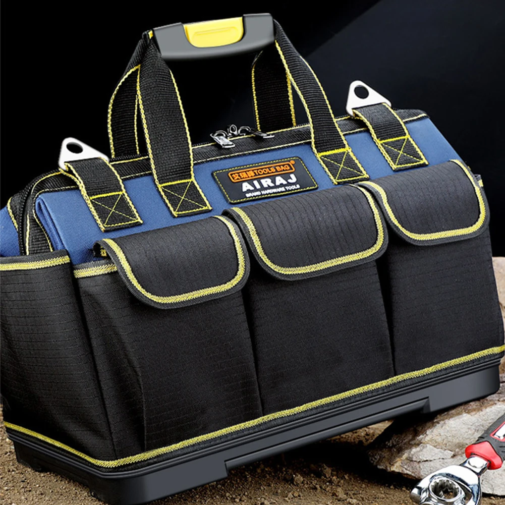 tool bags for sale Multi-Function Tool Bag 1680D for Oxford Cloth Electrician Bag Wide Mouth Tool Bag Waterproof Storage Bag for Wrench Screwdrive tool bag with wheels