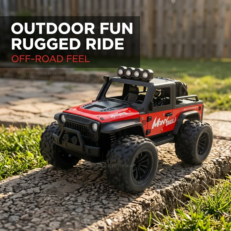 Crawler Buggy RC Tout-Terrain Alliage - Fumée, 2 Couleurs