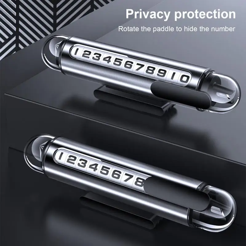 

Автомобильная Временная идентификация, скрытая табличка с номером телефона для парковки автомобиля