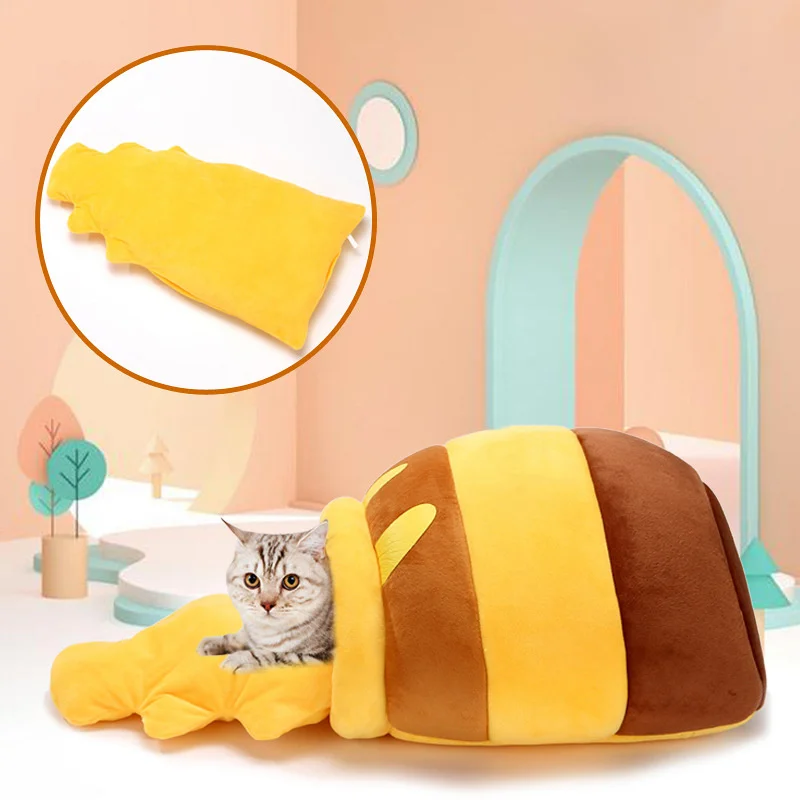 Title 1, Cat Bed House Pet Accessories Four Seasons plus...
