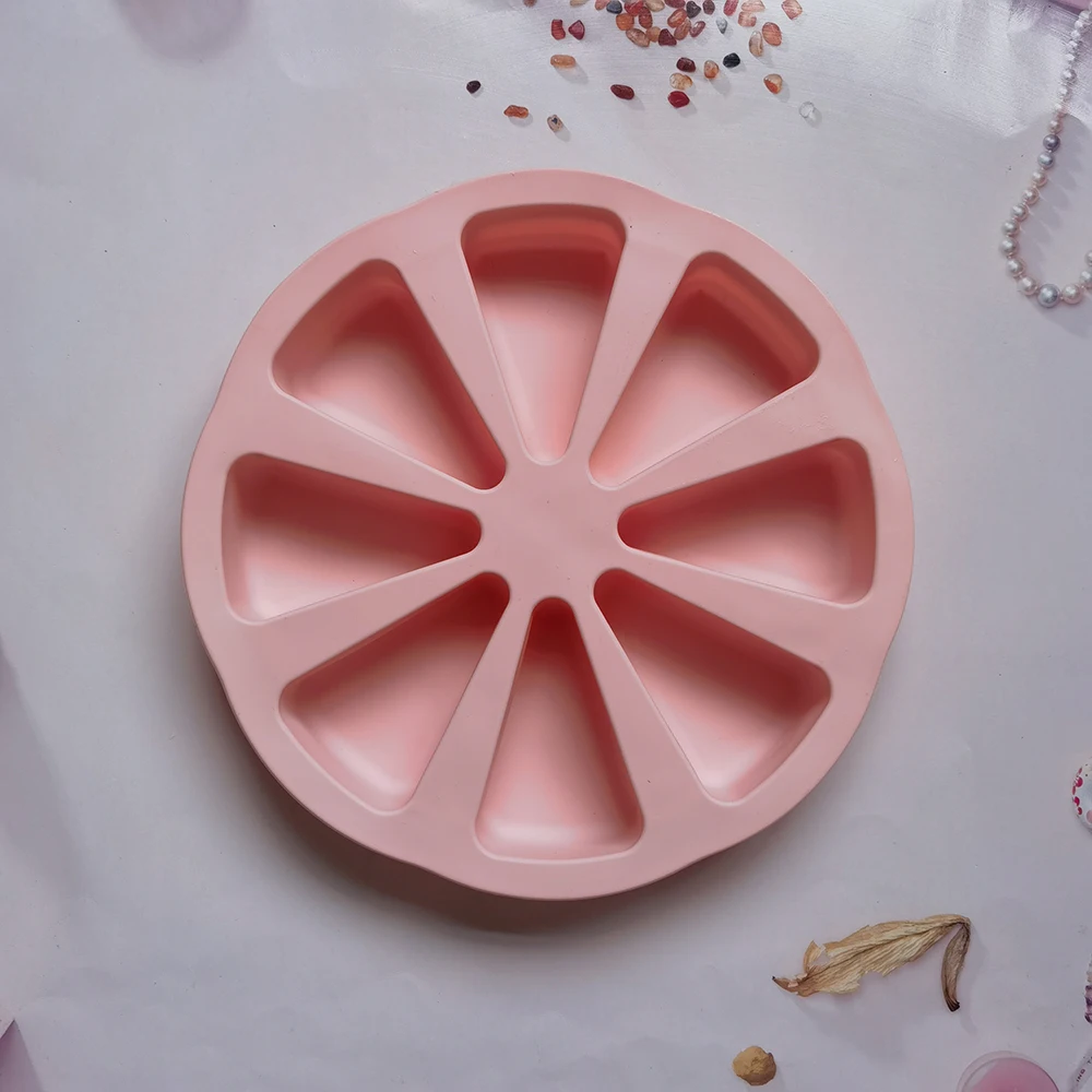 Triangle Baking Mold 8 Silicone Patisserie Portion Cake Moule Gateaux