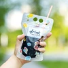 20/50/100Pcs Transparent Plastic Bag Juice Drink Milk Tea Package Portable Disposable Takeaway Kitchen Organizer Sealing Pouch 2