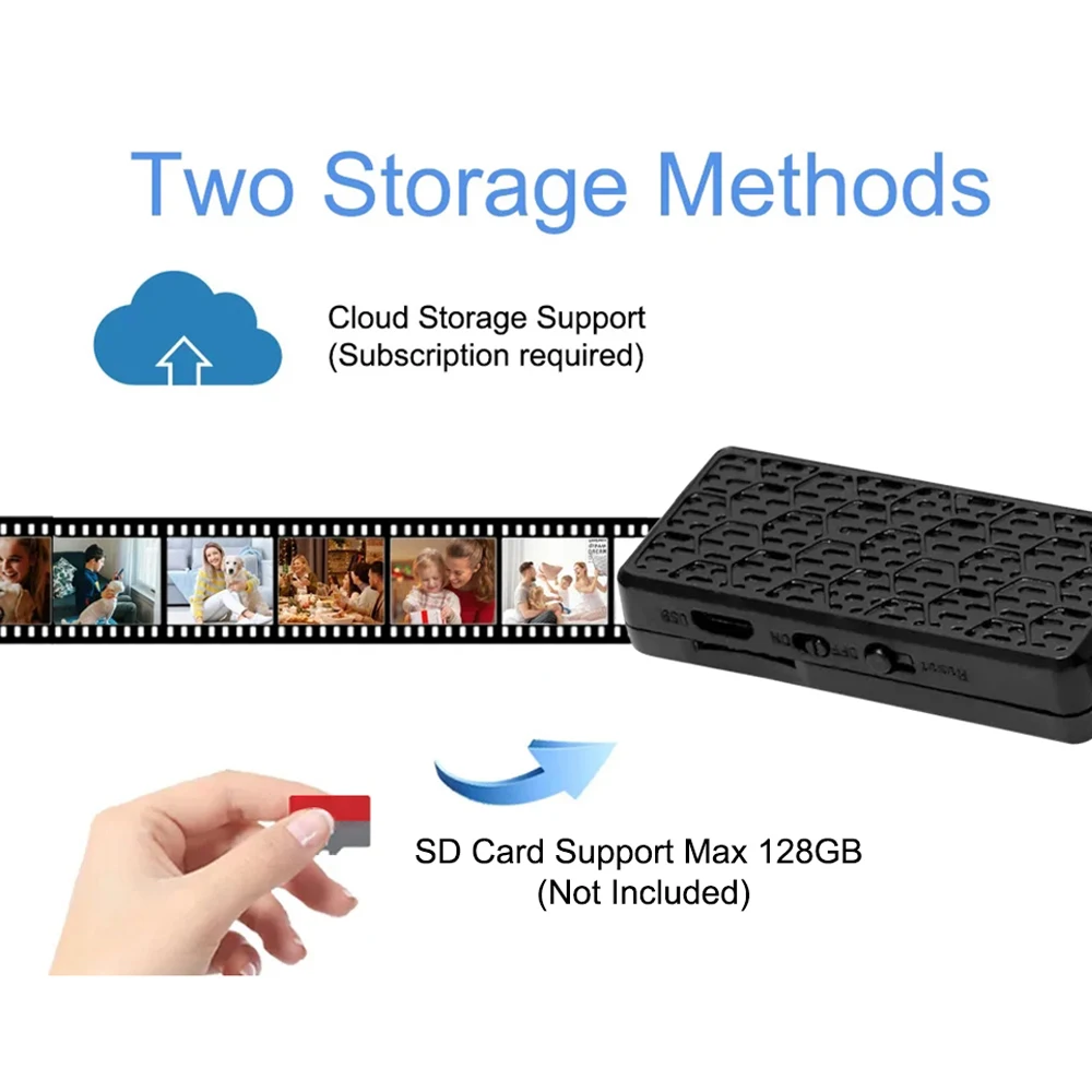 Description Picture 4 of item4K DIY Mini Wifi Camera P2P Remote Control Wireless Camera Real-time Home Security Motion Detection Video Surveillance Camcorder