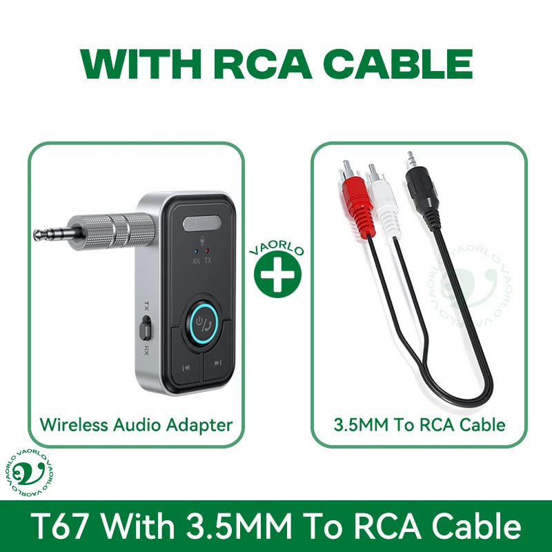 With RCA Cable