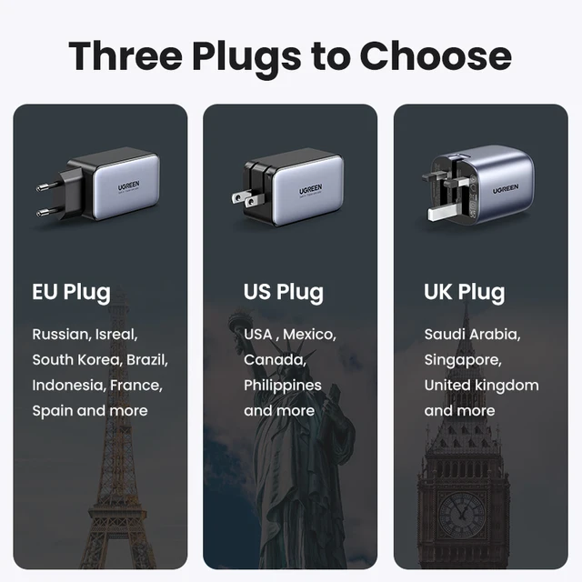 46618-75e60e.jpg Chargeur GaN 65W USB type-c PD 4.0/3.0, Charge rapide pour ordinateur portable